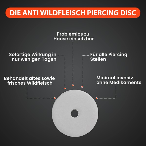 Anti Wildfleisch Piercing Disc 6er PACK