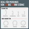 Anti Wildfleisch Piercing Disc 6er PACK