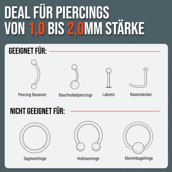 Anti Wildfleisch Piercing Disc 6er PACK