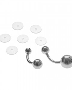 Bauchnabelpiercing Anti Wildfleisch Disc Set