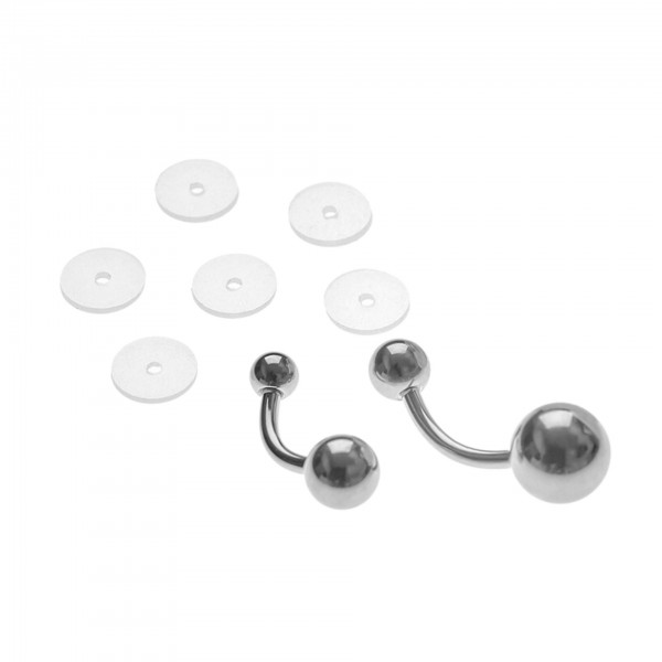 Bauchnabelpiercing Anti Wildfleisch Disc Set