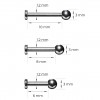Ohr Piercing Anti Wildfleisch Disc Set