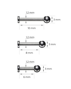 Ohr Piercing Anti Wildfleisch Disc Set