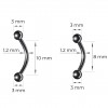Rook Daith Septum Anti Wildfleisch Disc Erste Hilfe Set