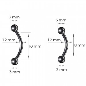 Rook Daith Septum Anti Wildfleisch Disc Set Rook Daith Septum Anti Wildfleisch Disc Set