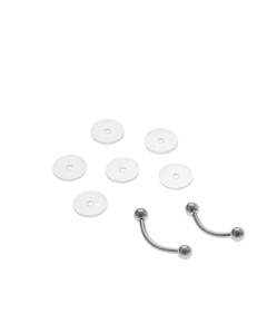 Rook Daith Septum Anti Wildfleisch Disc Set Rook Daith Septum Anti Wildfleisch Disc Set