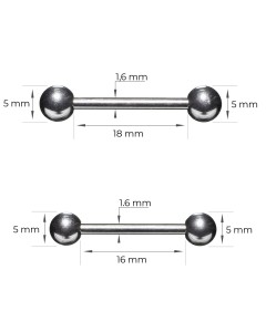 Zungenpiercing Anti Wildfleisch Disc Set Zungenpiercing Anti Wildfleisch Disc Set