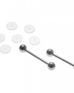 Brustwarzenpiercing Anti Wildfleisch Disc Set