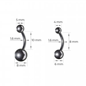 Bauchnabelpiercing Anti Wildfleisch Disc Set