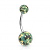 10mm Titan Camouflage Bauchnabelpiercing