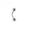 Titan Piercing Banane mit Spitzen