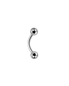 1,2mm Titan Piercing Banane mit 3mm Kugeln 1,2mm Titan Piercing Banane mit 3mm Kugeln