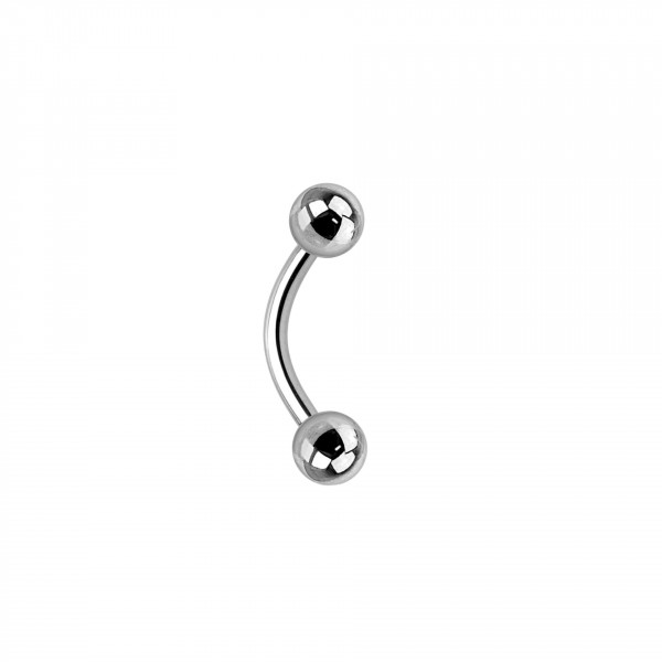 Titan Piercing Banane mit Spitzen