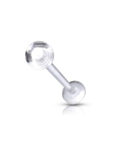 Acryl Labret Piercing Stecker mit 3mm Kugel