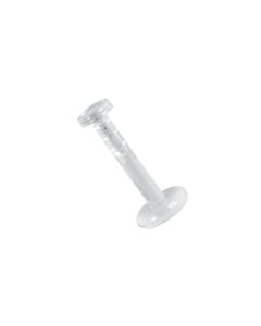 Bioplast® 1,2mm Piercing Retainer Labret Bioplast® 1,2mm Piercing Retainer Labret