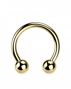 1,2mm Titan Septum Piercing Ring Hufeisenring  1,2mm Titan Septum Piercing Ring Hufeisenring