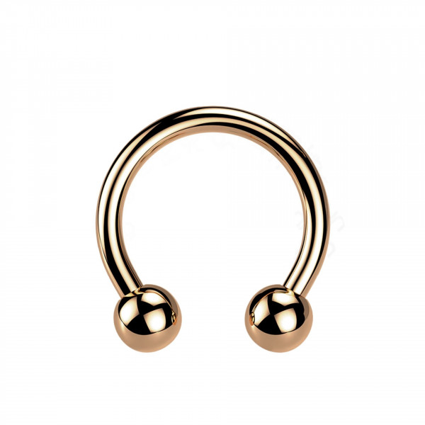 1,6mm Titan Septum Piercing Ring Hufeisenring