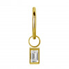 Crystal Baguette Piercing Charm für Segmentring Clicker