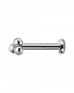 Titan Ball Trinity Ohr Piercing Kugel Stecker  Titan Ball Trinity Ohr Piercing Kugel Stecker