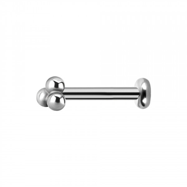 Titan Ball Trinity Ohr Piercing Kugel Stecker