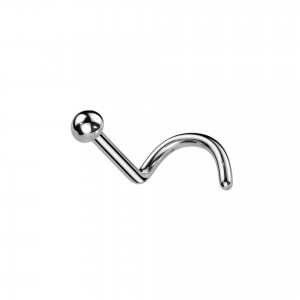 6mm Titan Nasenspirale Nasenpiercing Stecker 6mm Titan Nasenspirale Nasenpiercing Stecker