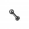 Titan Labret Piercing Stecker PVD beschichtet