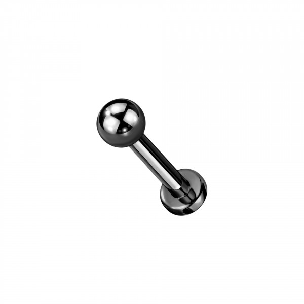 Titan Labret Piercing Stecker PVD beschichtet