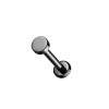 Titan Labret Ohr Piercing Stecker mit Disc Aufsatz für Conch Helix Tragus