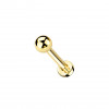 Titan Labret Piercing Stecker PVD beschichtet