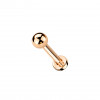 Titan Labret Piercing Stecker PVD beschichtet