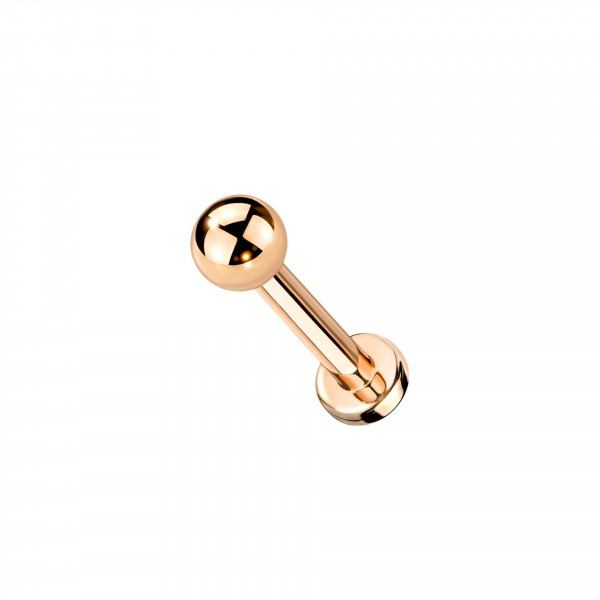 Titan Labret Piercing Stecker PVD beschichtet