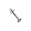 Titan Labret Piercing Stecker mit Spitze