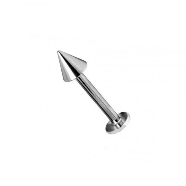 Titan Labret Piercing Stecker mit Spitze