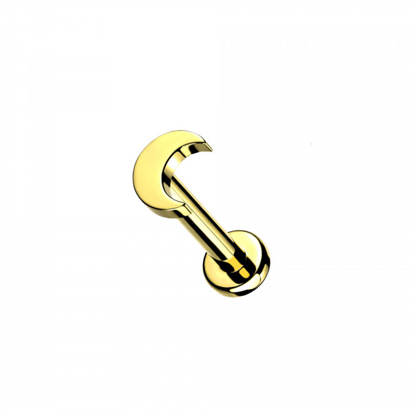Titan Conch Helix Tragus Ohr Piercing Stecker mit Mond Aufsatz