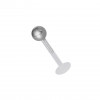 PTFE Piercing Stecker mit Titan Kugel Aufsatz