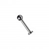 Titan Labret Ohr Piercing / Lippen Piercing Stecker mit Kugel Aufsatz