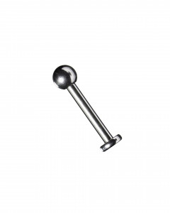 1,2 Titan Labret Piercing Stecker mit 3mm Kugel 1,2 Titan Labret Piercing Stecker mit 3mm Kugel