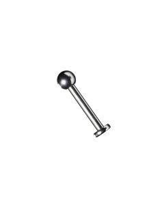 1,2 Titan Labret Piercing Stecker mit 3mm Kugel 1,2 Titan Labret Piercing Stecker mit 3mm Kugel