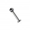 Titan Labret Ohr Piercing / Lippen Piercing Stecker mit Kugel Aufsatz