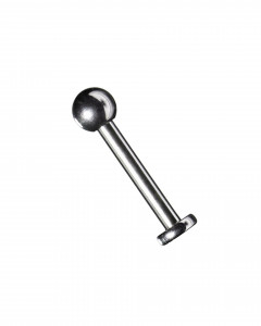 1,2 Titan Labret Piercing Stecker mit 3mm Kugel