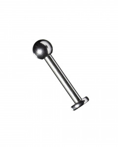 1,2 Titan Labret Piercing Stecker mit 3mm Kugel 1,2 Titan Labret Piercing Stecker mit 3mm Kugel