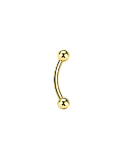 1,2mm Titan Ohr Piercing Banane 1,2mm Titan Ohr Piercing Banane