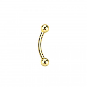 1,2mm Titan Ohr Piercing Banane 1,2mm Titan Ohr Piercing Banane