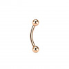 1,2mm Titan Ohr Piercing Banane