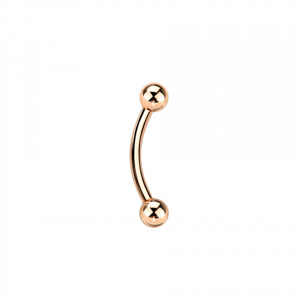 1,2mm Titan Ohr Piercing Banane