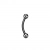 1,2mm Titan Ohr Piercing Banane