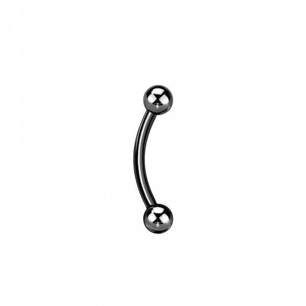 1,2mm Titan Ohr Piercing Banane
