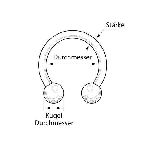 Circular Barbell Maße